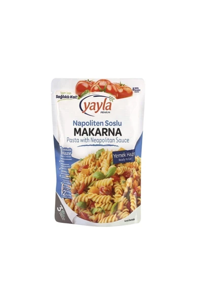 Yayla Yemek Hazır Napoliten Soslu Makarna 250 gr