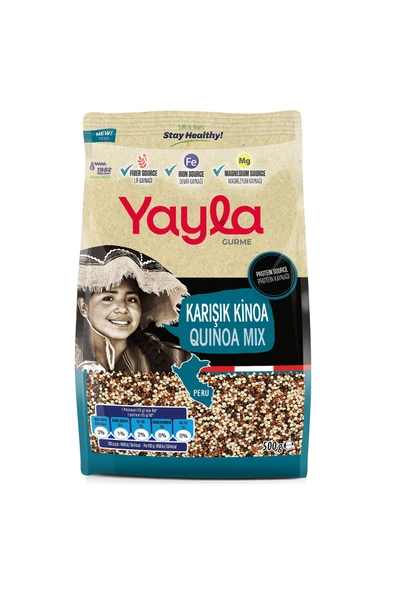 Yayla Gurme Karışık Kinoa 500 G x 8 Adet (Koli)