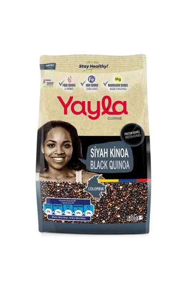 Yayla Gurme Siyah Kinoa 500 gr x 4 Adet - 2