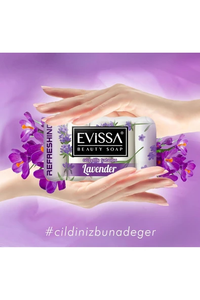 Evissa Güzellik Sabunu Lavanta Sabunu 4x(5*55)Gr - 3