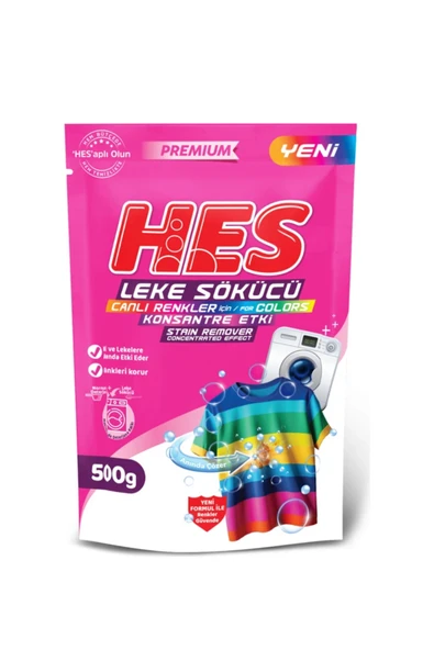 Hes Leke Sökücü Beyazlar/Renkliler 500GrX2 Adet - 2