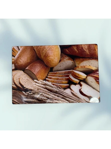 Kosova Ekmek Desenli Cam Kesme Panosu 25x35 cm ürün görseli