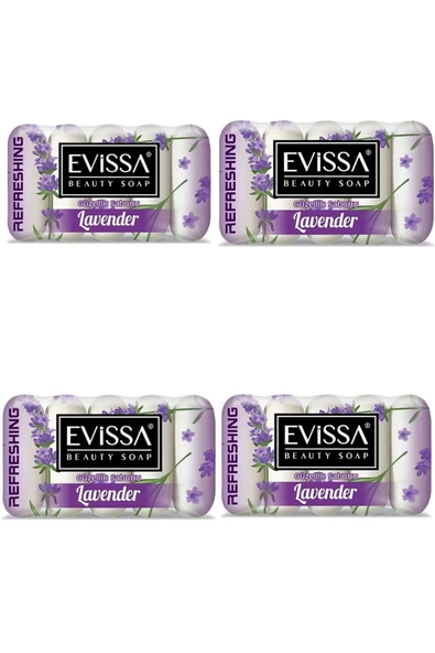 Evissa Güzellik Sabunu Lavanta Sabunu 4x(5*55)Gr