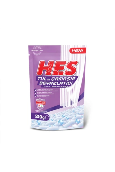 Hes Tül ve Çamaşır Beyazlatıcı 500GrX2 Adet - 3