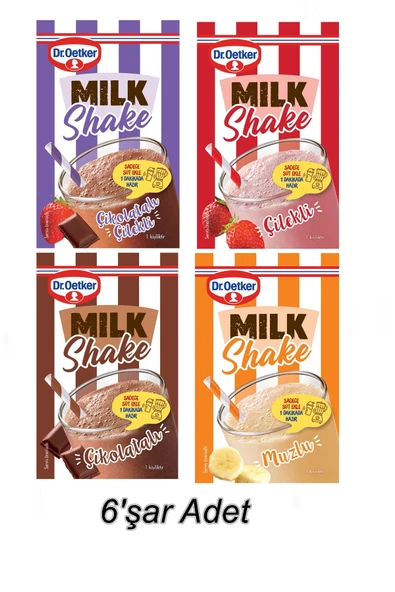 Dr. Oetker Dr Oetker 24 Adet Milkshake Çeşit Sepeti