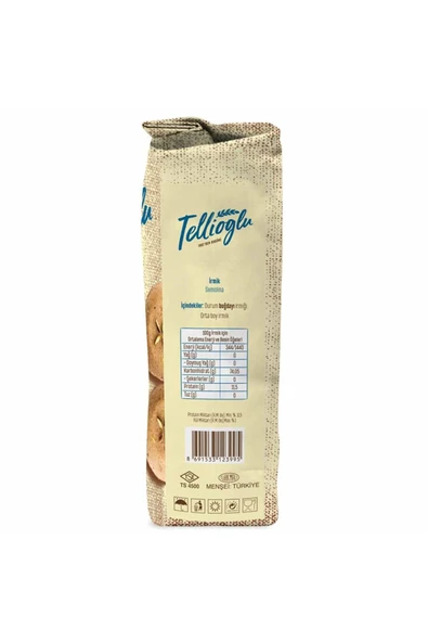 tellioğlu İrmik Semolina 1 KG - 3