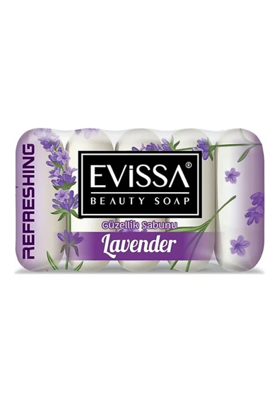 Evissa Güzellik Sabunu Lavanta Sabunu 5*55 gr