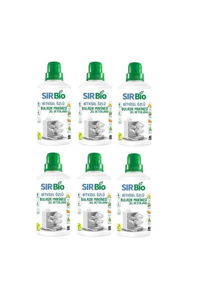 SIR Bio Sır Bio Bulaşık Makine Deterjanı 1000 ml X 6 ADET