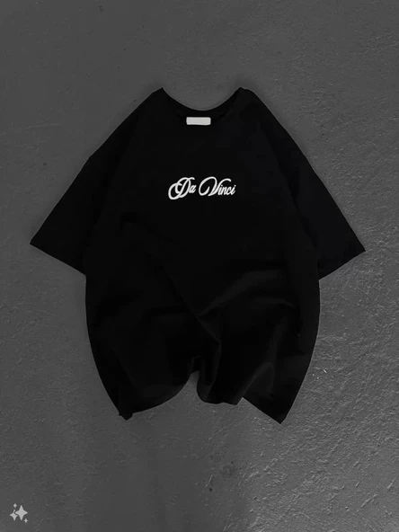 MDB Unisex Baskılı Oversize Thirt  iyah - Resim 4