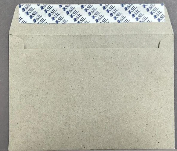 ASİL 11.4x16.2 KRAFT ELVAN MEKTUP ZARFI 90gr SİLİK 50 Lİ ürün görseli