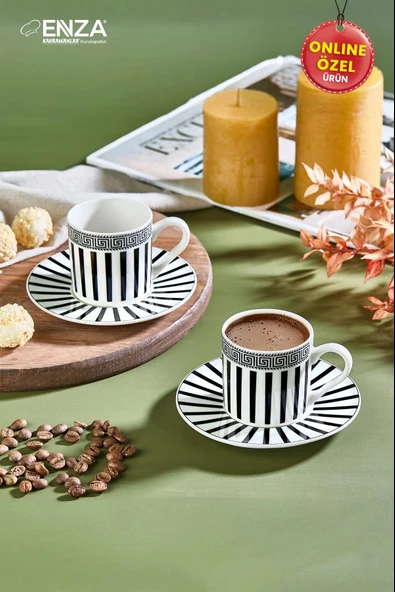 Kahramanlar Sofia 2'li 4 Parça Porselen Fincan Takımı ürün görseli