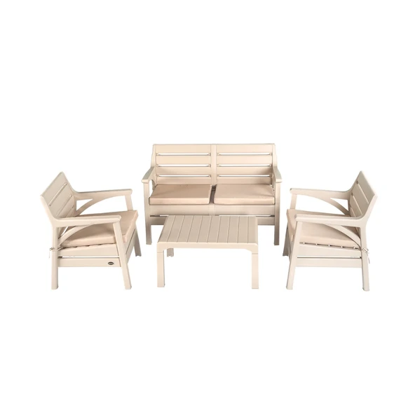 4 Kişilik Holiday Miami Bahçe Balkon Takımı - Resim 2