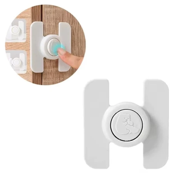 Sunup SN-28751 Düğmeli Tip Dolap ve Çekmece Çocuk Güvenlik Kilidi - 3