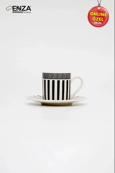 Kahramanlar Sofia 2'li 4 Parça Porselen Fincan Takımı - Resim 2