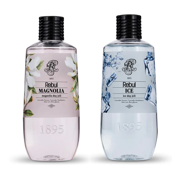 Rebul Duş Jeli 500 ml Magnolia ve Ice 2 li ürün görseli 1