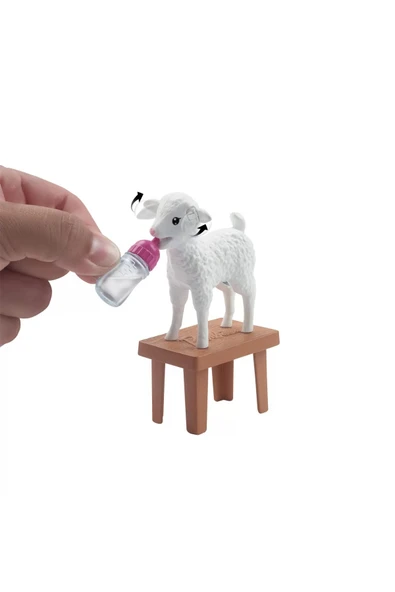 Barbie Çiftlik Veterineri, Kariyer Koleksiyonu, kulakları hareket eden kuzu ve 10 aksesuar HRG42 - 5