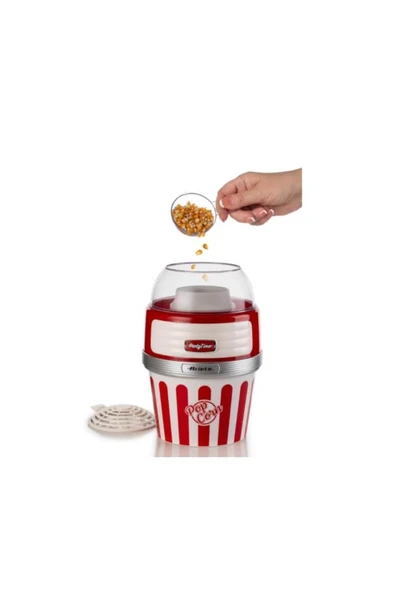 Ariete Party Time Patlamış Mısır Makinesi Rosso Xl Kırmızı - Resim 2