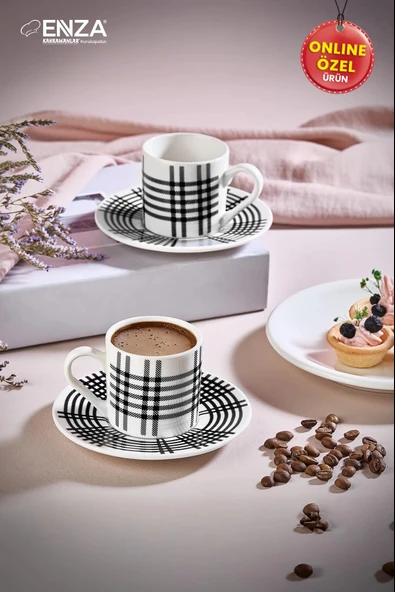 Kahramanlar Siena 2'li 4 Parça Porselen Fincan Takımı ürün görseli