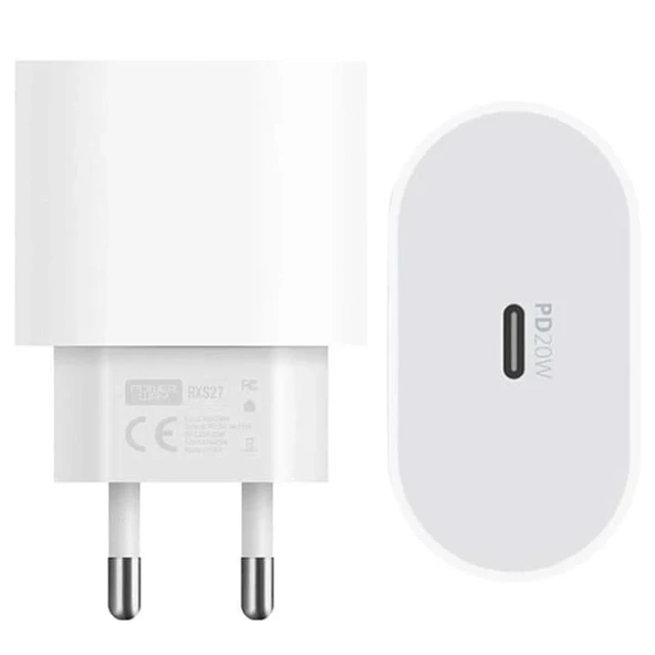 Powerway RXS27 20W Type-C Şarj Adaptörü - Kablo Seti (Apple 15 Pro-Pro Max Uyumlu) - 2