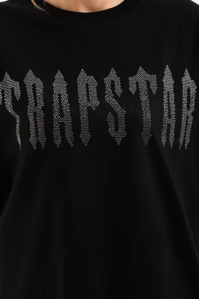 MDB Unisex Taş Desenli Oversize Thirt  iyah - Resim 2