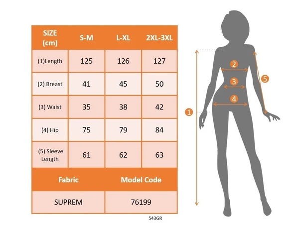 MDB Kadın Uzun Kollu V Yakalı çiçek Desenli Maxi Süprem Elbise - Resim 4