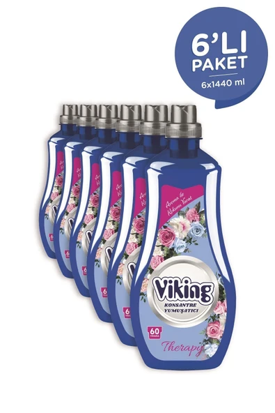 Konsantre Çamaşır Yumuşatıcısı Therapy 1440ml 6 Adet