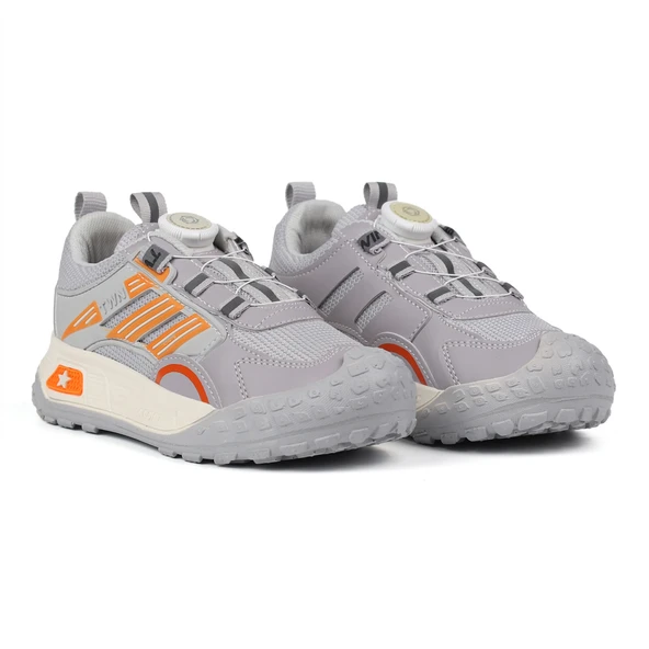 Kız Çocuk Buz Oranj Günlük Spor Ayakkabı | Rahat Yürüyüş ve Koşu Sneaker - Şık ve Dayanıklı Tasarım ürün görseli 1