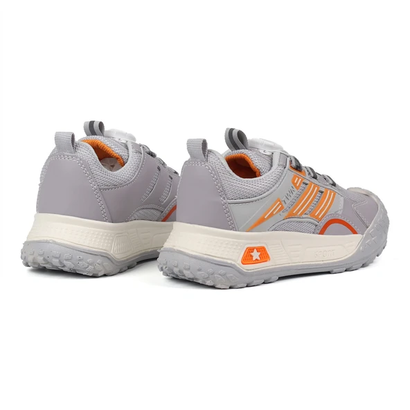 Kız Çocuk Buz Oranj Günlük Spor Ayakkabı | Rahat Yürüyüş ve Koşu Sneaker - Şık ve Dayanıklı Tasarım - Resim 8