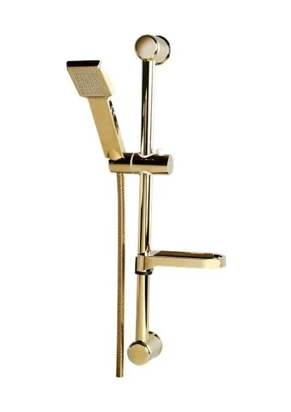 Sürgülü El Duş Seti 1F Altın Renk