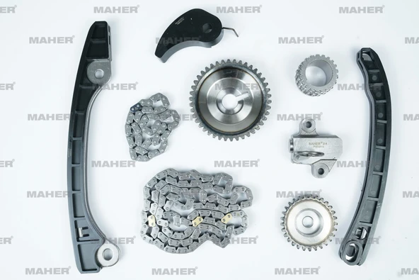 EKSANTRİK ZİNCİR SETİ QASHQAI 07-14 / HR15DE / HR16DE / NOTE 07-10 / JUKE 10-15 1.6 BENZİNLİ (9 PARÇA) 13021ED000 ürün görseli