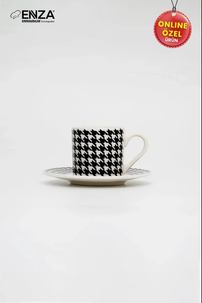 Kahramanlar Valenta 2'li 4 Parça Porselen Fincan Takımı - Resim 2
