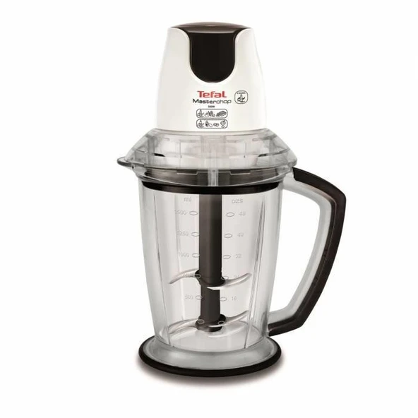 Tefal Masterchop 4 Bıçaklı Maxi 500W Doğrayıcı XXL Beyaz Rondo - 5
