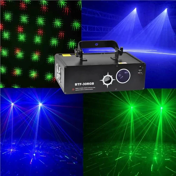 Layu BTF-30RGB White 1.5W RGB Animasyon ve Beam Lazer Sistemi - 6