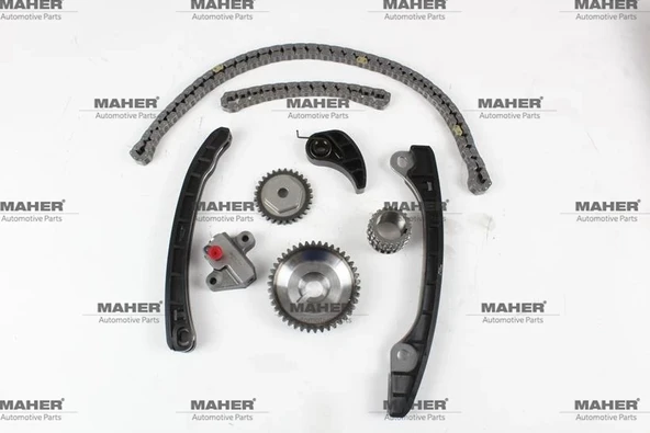 EKSANTRİK ZİNCİR SETİ QASHQAI 07-14 / HR15DE / HR16DE / NOTE 07-10 / JUKE 10-15 1.6 BENZİNLİ (9 PARÇA) 13021ED000 - Resim 4