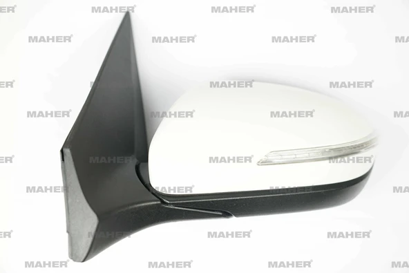 AYNA DIŞ DİKİZ I-20 2015-2018 ELEKTRİKLİ SİNYALLİ 6 FİŞLİ SOL 87610 C8100 - Resim 3