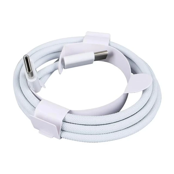 Weko Wk-26525 Beyaz Iphone 15 Type-C To Type C Şarj Kablosu - 2