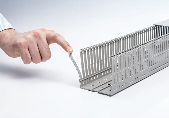 Plastim 40x60 Pano Tipi Delikli Kablo Kanalı - 1 Boy 2 mt Fiyatıdır - Resim 3