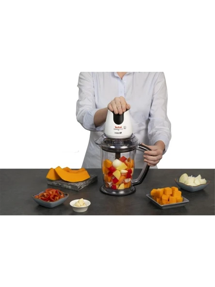 Tefal Masterchop 4 Bıçaklı Maxi 500W Doğrayıcı XXL Beyaz Rondo