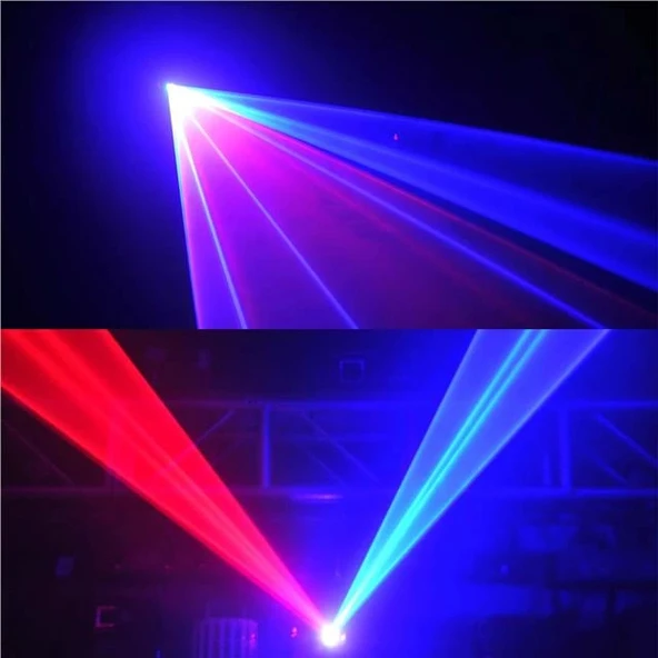 Layu C220RB Kırmızı-Mavi Çift Renk Beam Efekt Lazeri - 4