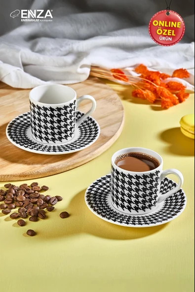 Kahramanlar Valenta 2'li 4 Parça Porselen Fincan Takımı ürün görseli