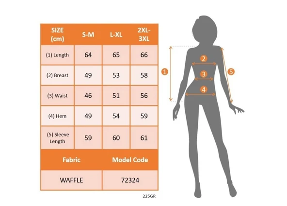 MDB Kadın Uzun Kollu Bisiklet Yaka Kolları çiçekli Waffle Bluz - Resim 5