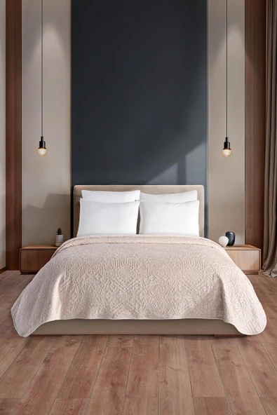 Tulia | Çift Kişilik Emboss Battaniye & Yatak Örtüsü | Ekstra Yumuşak | 200x220 - 7