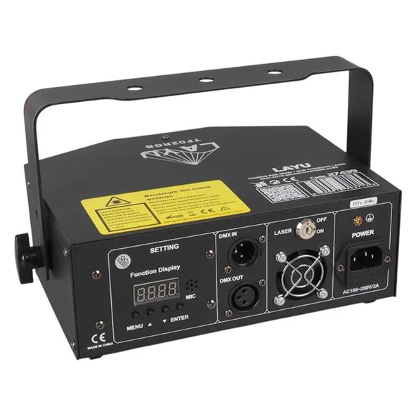 Layu TF02RGB RGB Beam + RGB Twinkling Lazer DMX-AUTO-SOUND-MASTER/SLAVER - 2
