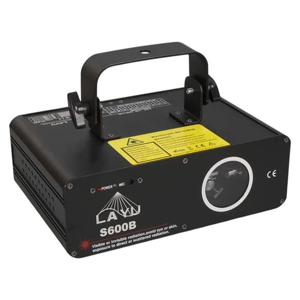 Layu S600B 600-700mW Profesyonel Mavi Beam Efekt Lazeri