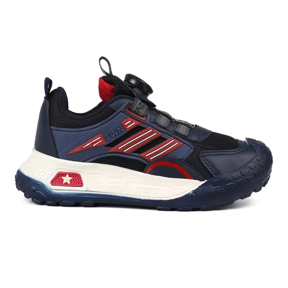 Kız Çocuk Lacivert Günlük Spor Ayakkabı | Rahat Yürüyüş ve Koşu Sneaker - Şık ve Dayanıklı Tasarım - 6