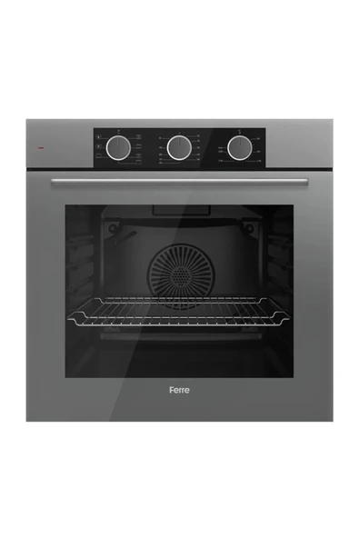 Flowart Basıc Serisi Gri Ankastre Set (cs208 Xe62cpr D082) - Resim 3