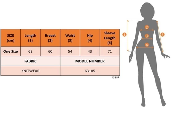 MDB Kadın Uzun Kollu V Yakalı Bağcıklı Kapşonlu Triko Bluz - Resim 5
