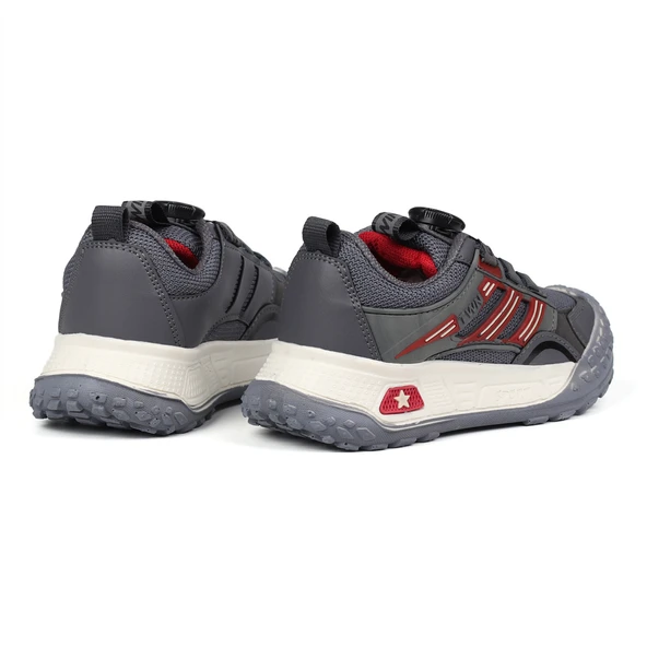 Kız Çocuk Füme Günlük Spor Ayakkabı | Rahat Yürüyüş ve Koşu Sneaker - Şık ve Dayanıklı Tasarım - Resim 4