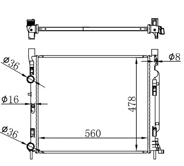 MOTOR SU RADYATORU MERCEDES CITAN W415 2012 . RENAULT KANGOO 2 1.2TCE-1.5DCI-1.6 165 2008 A4155000102 8200455801 ürün görseli