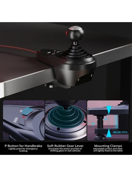 PXN V9 Gen2 Oyun Direksiyon Seti PS3/PS4/PC/XBOXONE/XBOXSERİES - Resim 4